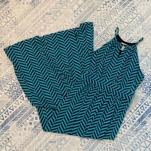 LOFT Turquoise Maxi Dress